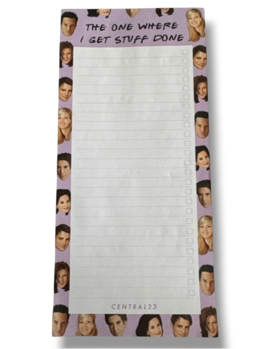 Friends Sitcom Notepad Humor The One Where I Get Stuff Done